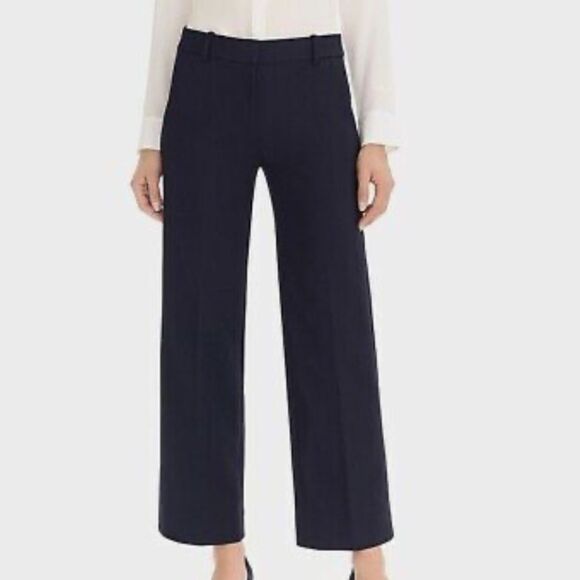 J. Crew Peyton High Rise Wide Leg Pant Four Season BLACK NWT - Picture 1 of 6